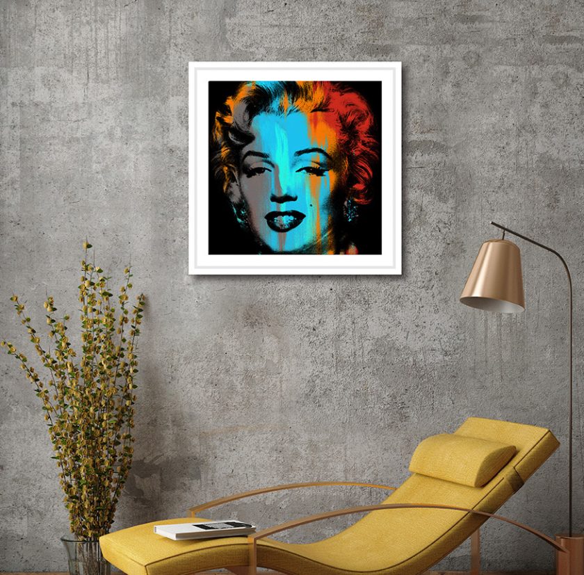 Marilyn Monroe Blue – Anthony Freeman Art