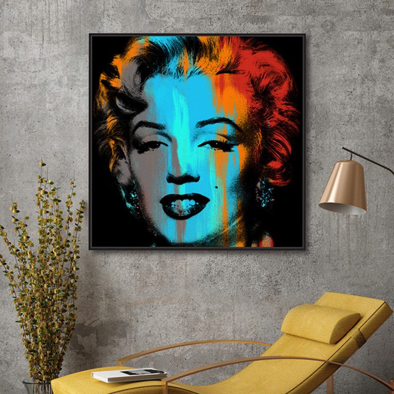 Marilyn Monroe Blue – Anthony Freeman Art