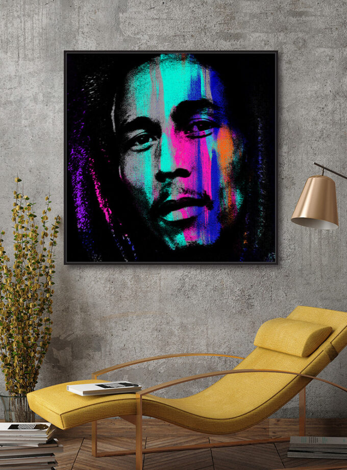 Bob Marley Large on Canvas