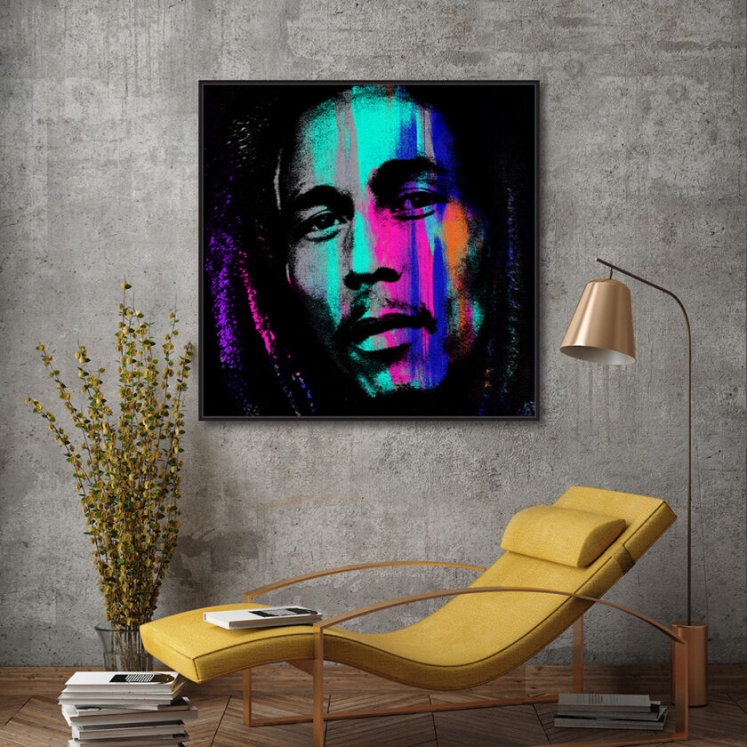 Bob Marley Large on Canvas