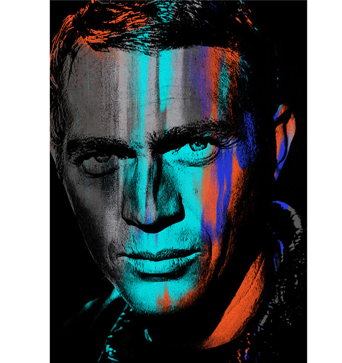 Steve McQueen blue