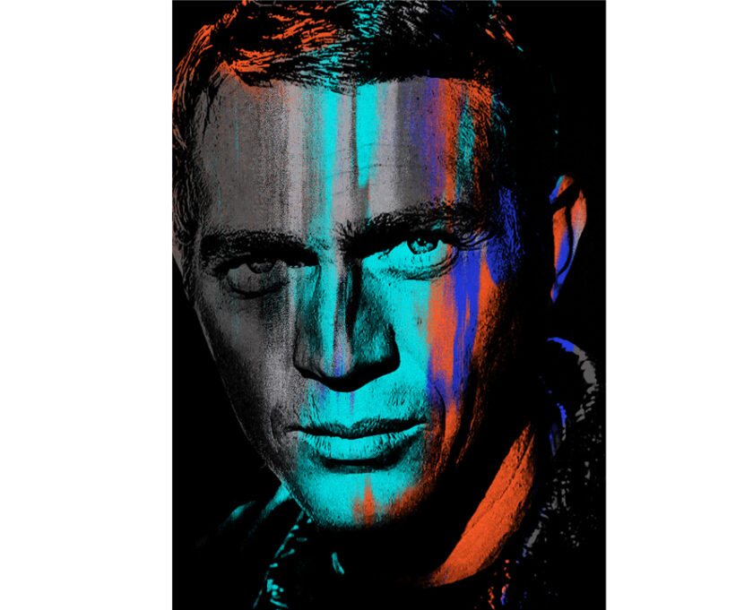 Steve McQueen blue
