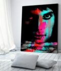 Large framed canvas of Freddie Mercury