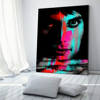 Large framed canvas of Freddie Mercury