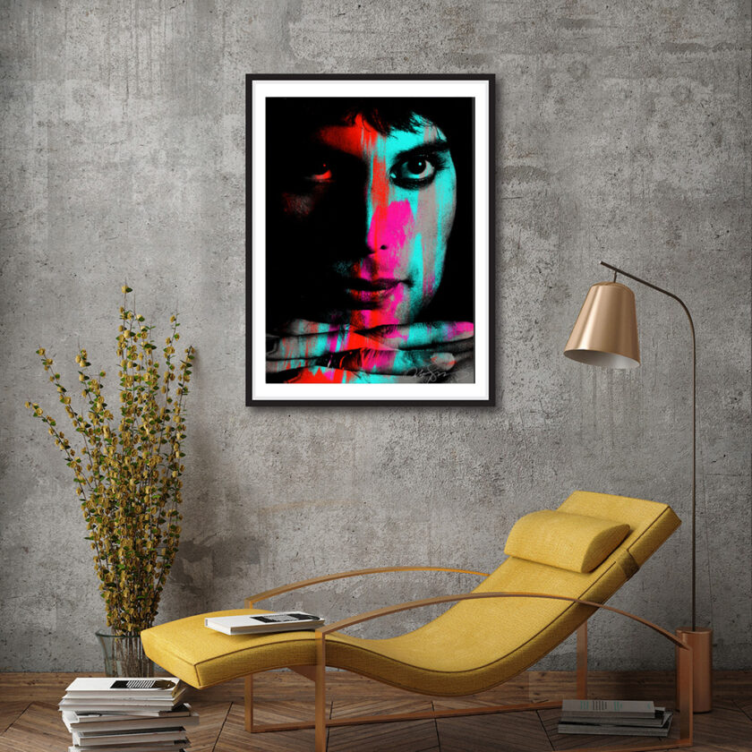 Medium framed print of Freddie