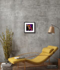 Orange Young Bowie Small blk frame